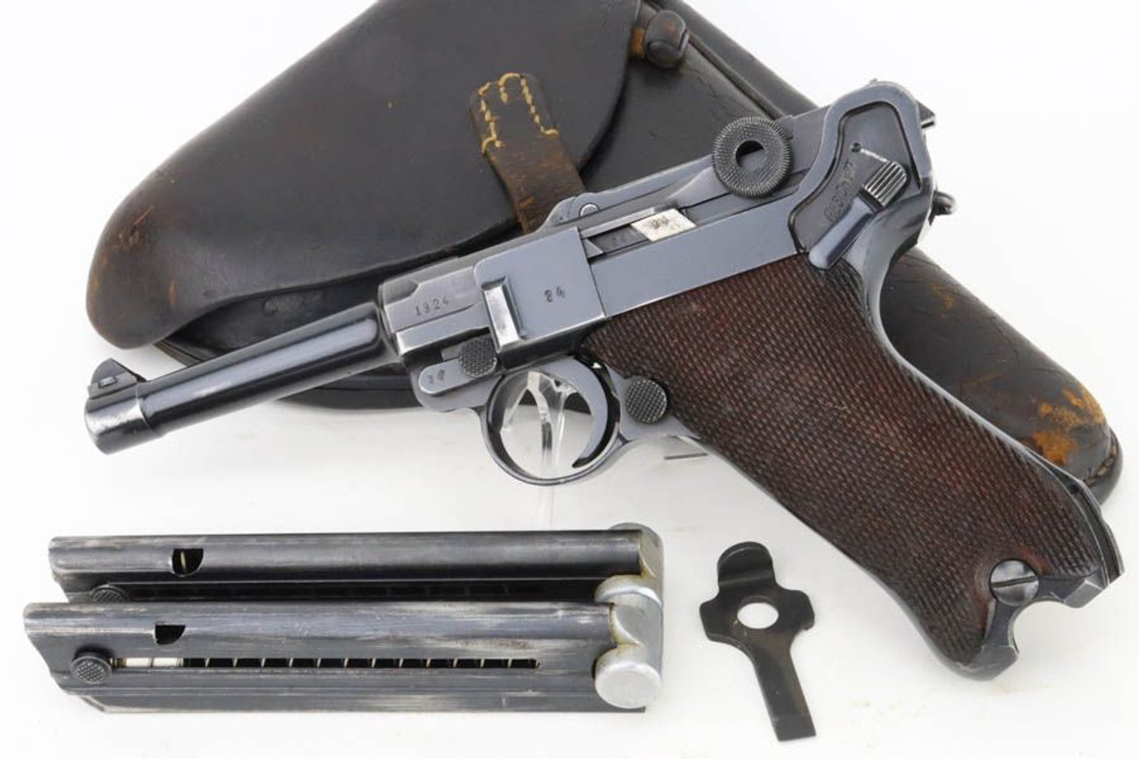 Excellent 1938 Nazi Mauser Luger Rig - Matching Magazine - 1