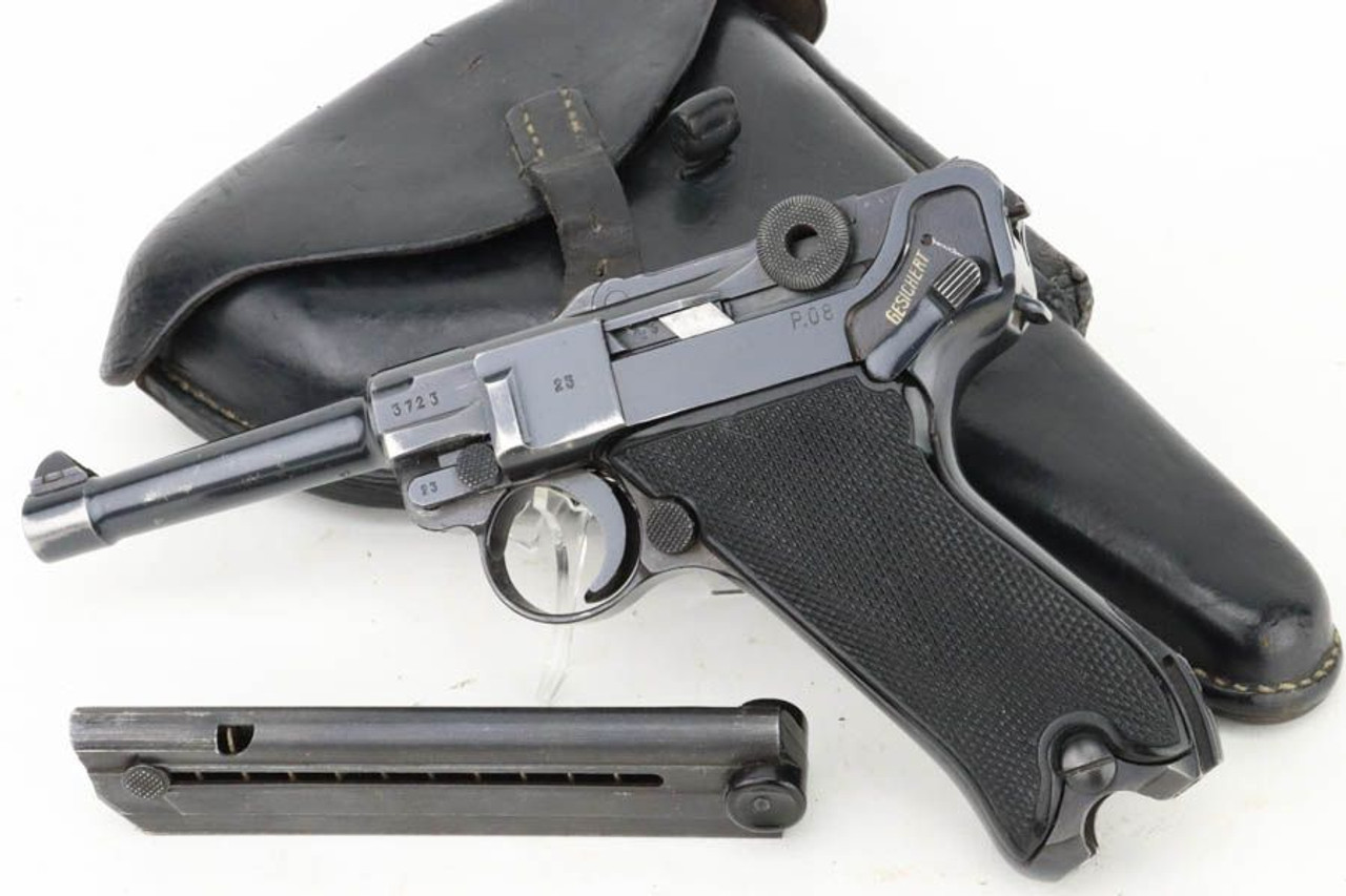 1942 "Black Widow" Mauser Luger Rig - BYF 42 - 1
