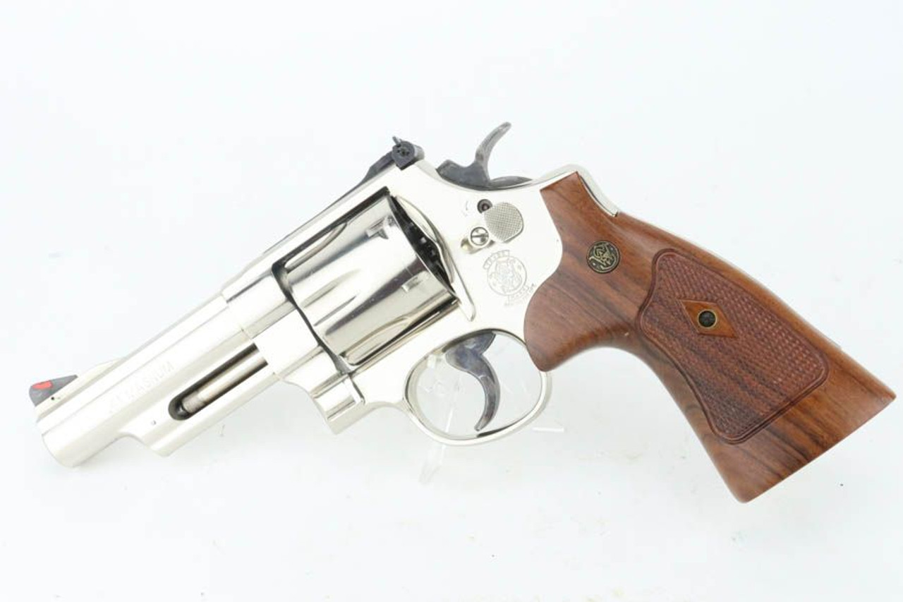 Nickel Smith & Wesson Model 57-6 - .41 Magnum - 1