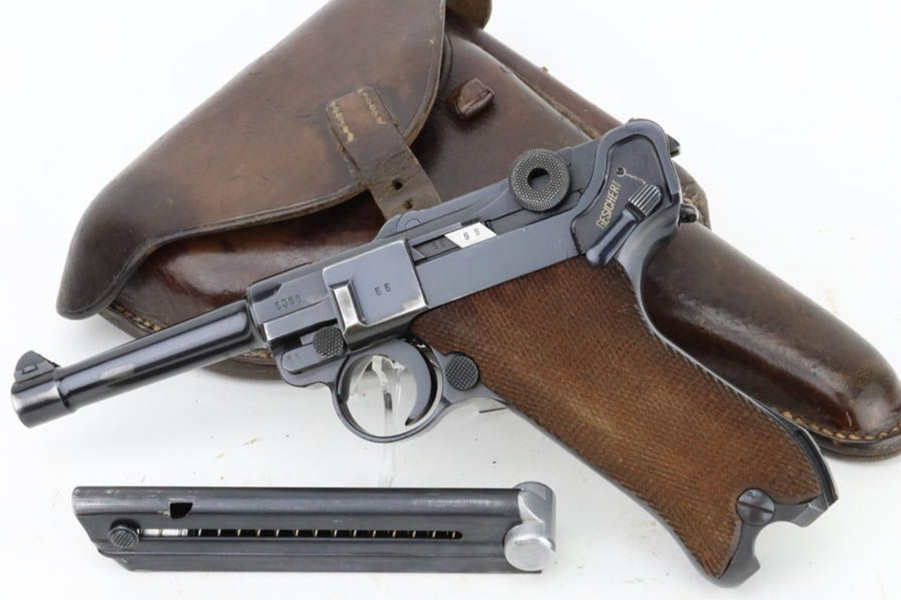 Excellent 1940 Mauser Luger Rig - Matching Magazine - 1