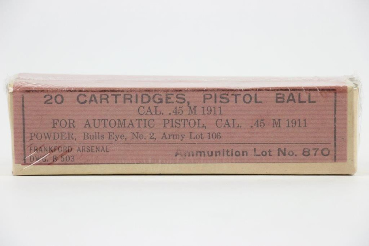 Unopened 1940 .45 M1911 Ammo - 1