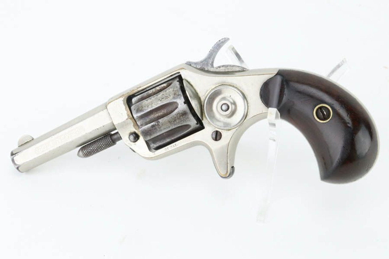 Nickel Colt New Line Revolver .22 Rimfire - With Factory Letter - 1