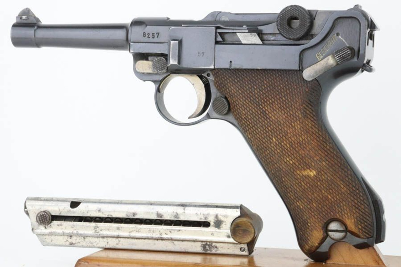Odd-Ball DWM Police Luger - Unit Marked - 1