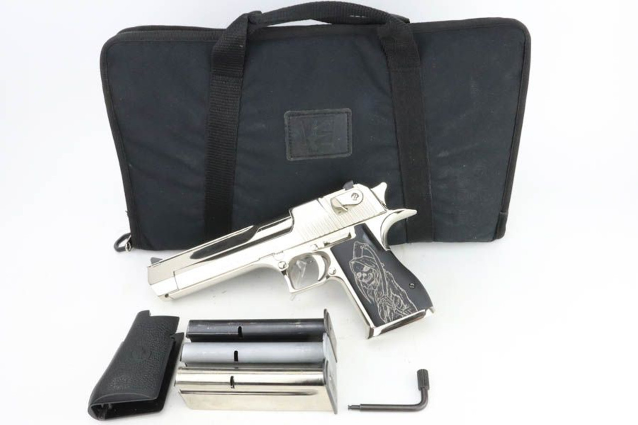 Excellent IMI Desert Eagle - Polished Nickel - 1