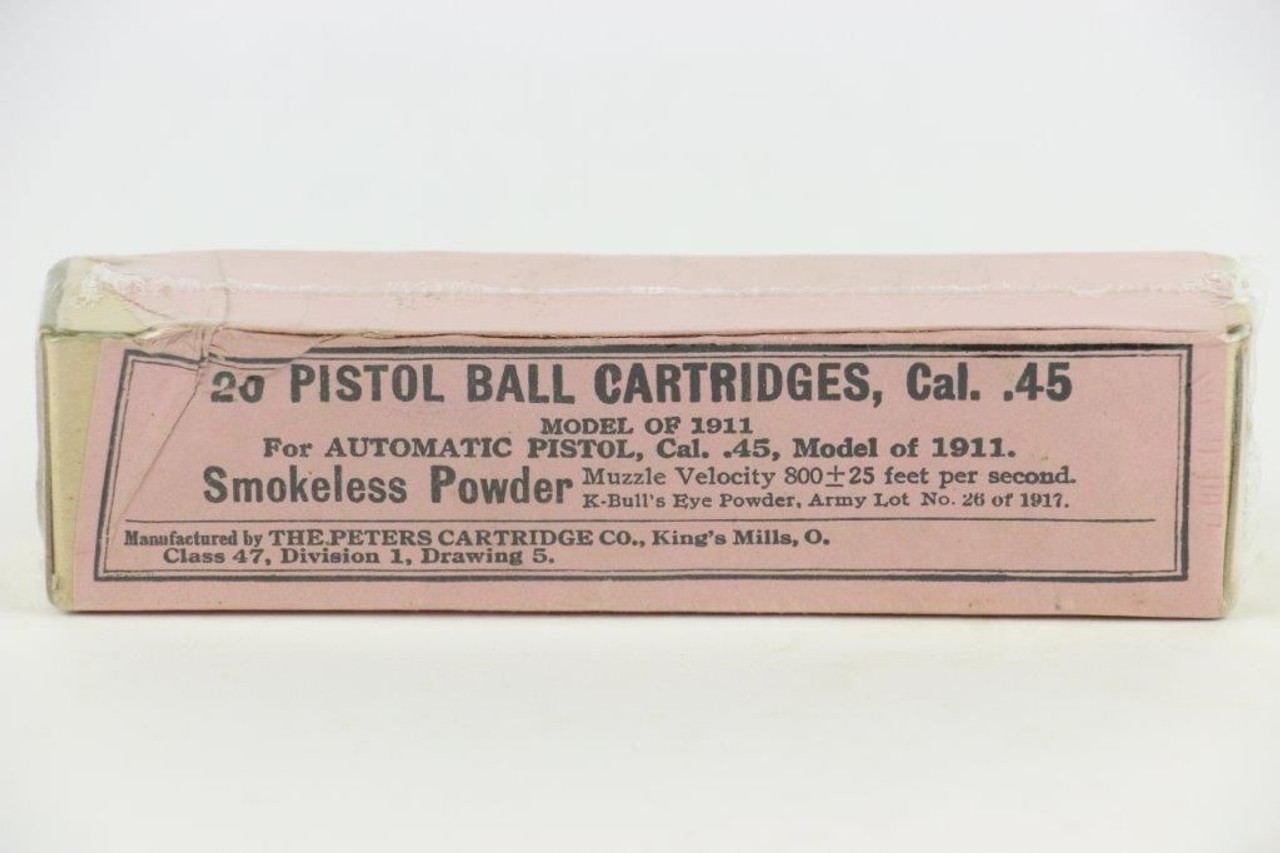 Excellent WW1 .45 ACP Ammo - 1