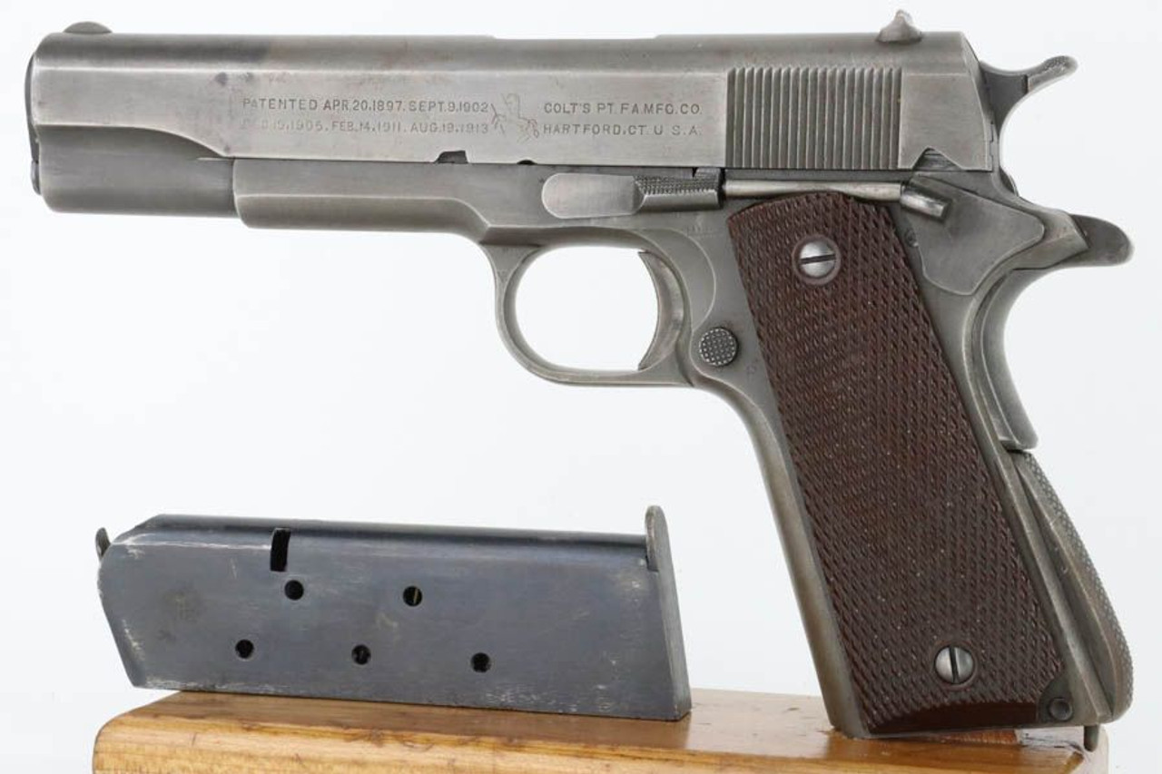Scarce 1942 Colt M1911A1 - WB Inspector - 1