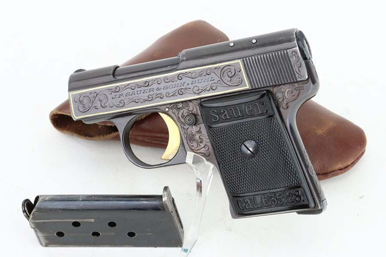 Engraved Sauer WTM 28 Rig - Featured in Book - 1