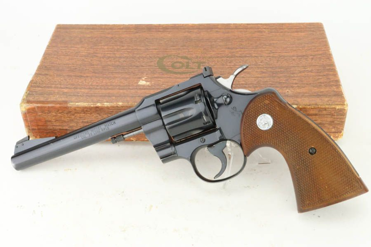Minty, Boxed 1958 Colt Officers Model Match Revolver - .22 LR - 1