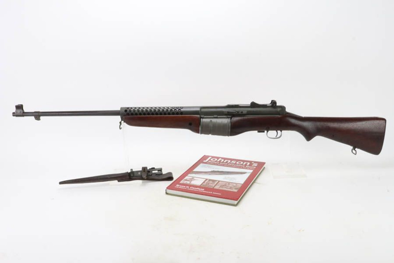 Rare, Minty Johnson M1941 With Bayonet - 1