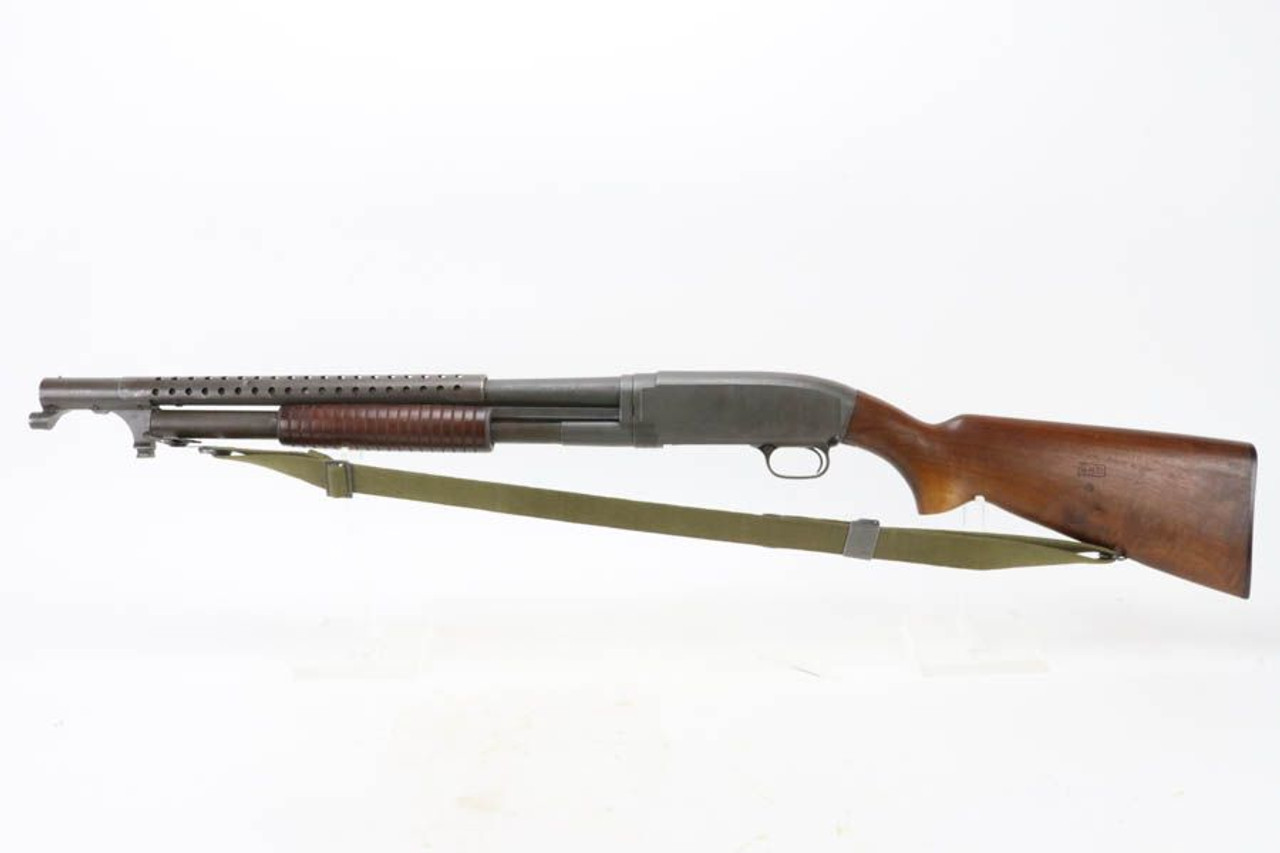 Super Rare, Factory Parkerized Winchester Model 12 Trench Shotgun - 1