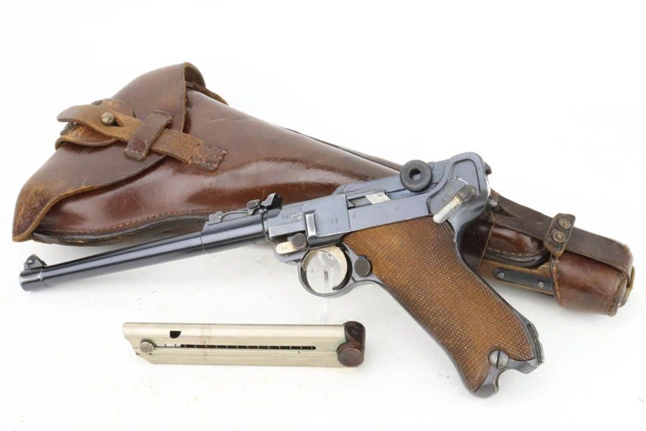 Excellent 1917 DWM Artillery Luger Rig - Matching Stock - 1