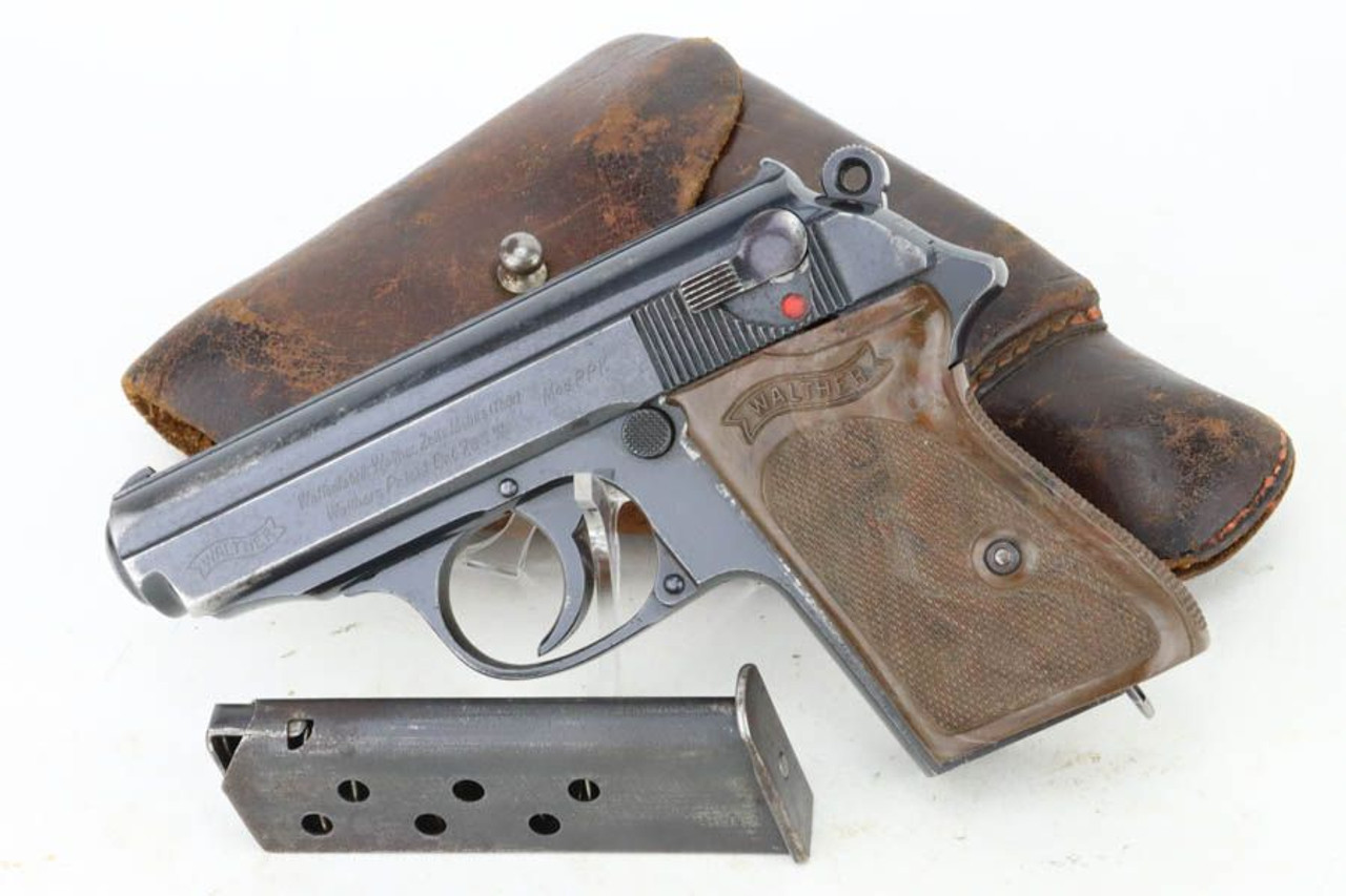 Commercial Walther PPK Rig - Beautiful Grayish-Brown Grip - 1