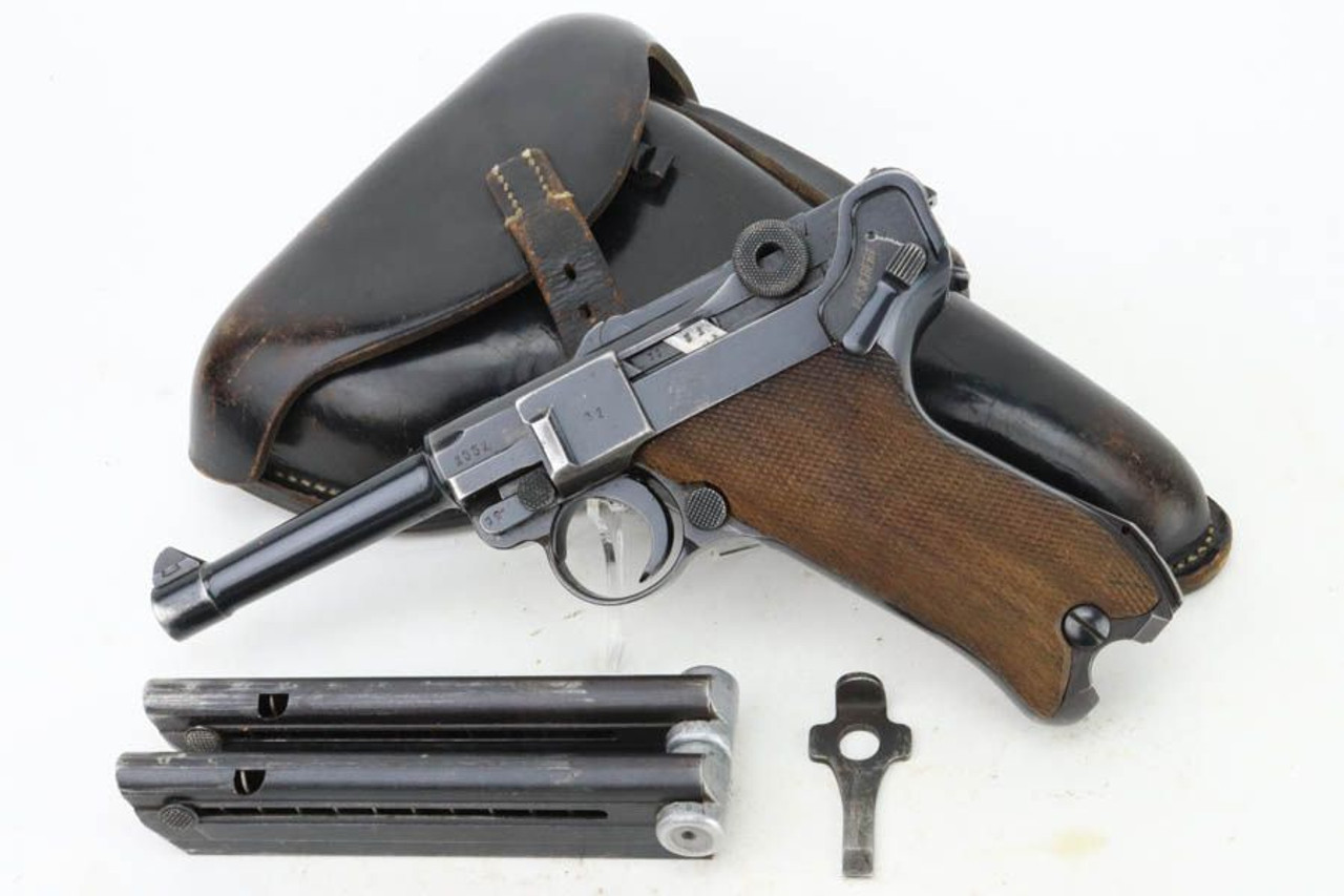 1940 Mauser Luger Rig - Two Matching Magazines - 1
