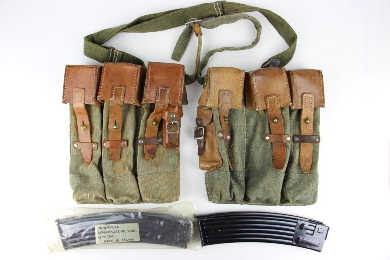 Postwar StG44 Mag Pouch Set with 2 Magazines - 1
