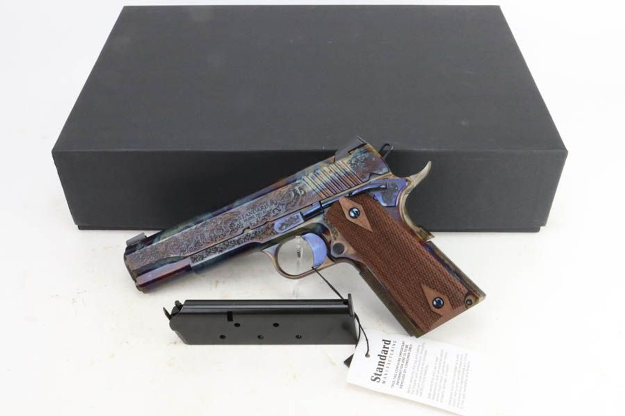 NIB, Case Colored & Engraved 1911A1 - Standard Manufacturing - 1