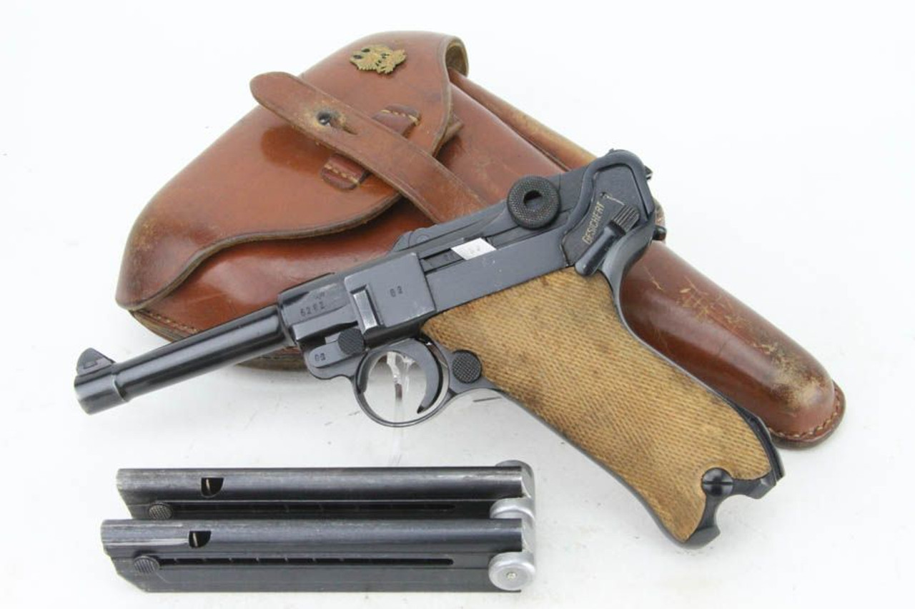 Beautiful 1942 Mauser Banner Luger Rig - Police Eagle/L - 1