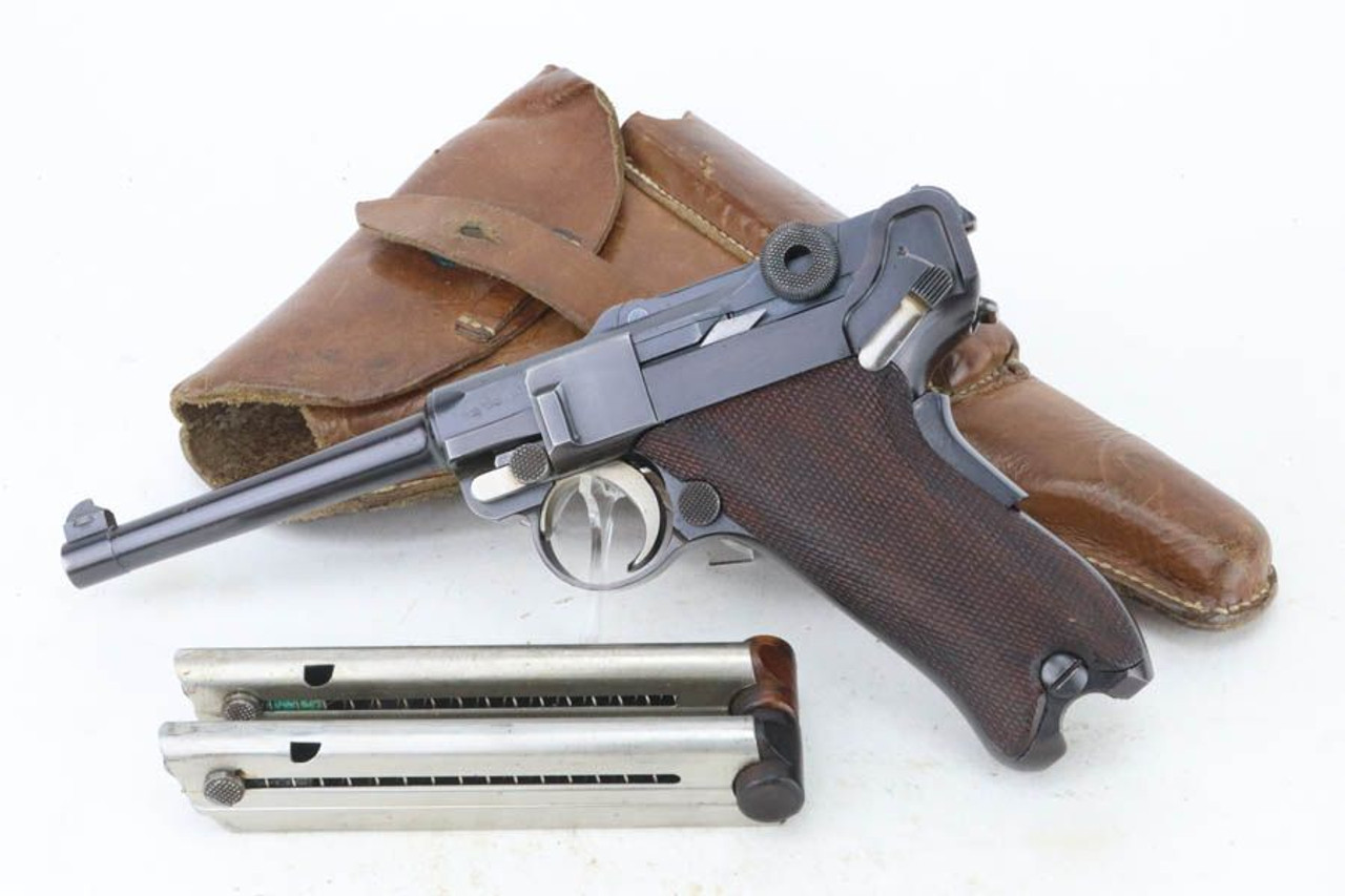 Rare American Eagle DWM M1906 Luger Rig - A.F. Stoeger Marked - 1