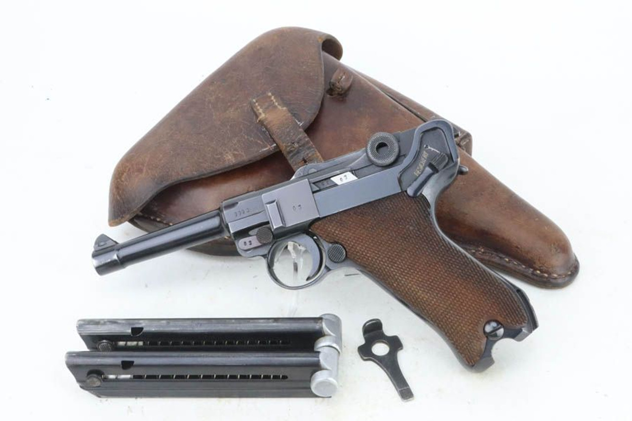 Excellent 1939 Mauser Luger Rig - Matching Magazine - 1