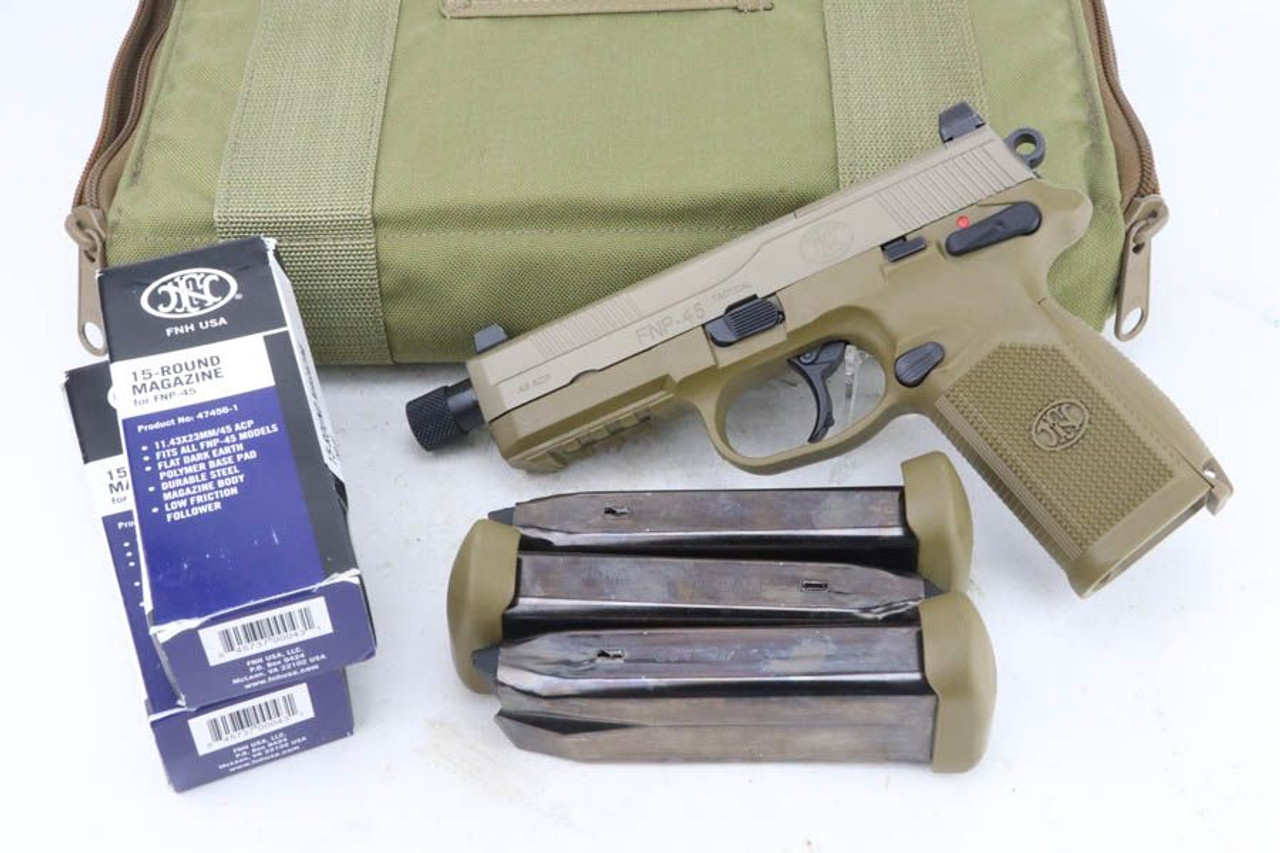 Mint, Cased FNP-45 Tactical - Threaded Barrel - 1