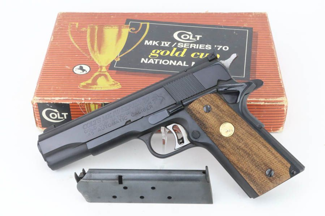 【限定セール！】 1972 Boxed Exceptional, Colt Cup Gold - IV Mk 70 Series トイガン