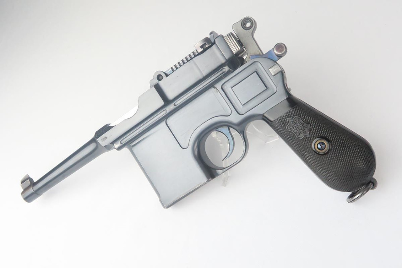 Beautiful Mauser C96 Broomhandle Rig - French Gendarme - 1