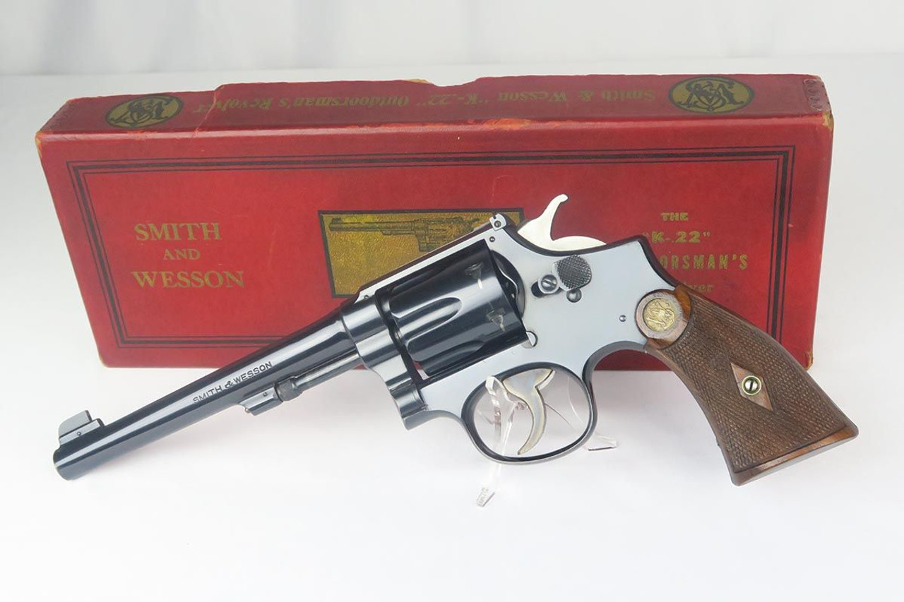 Pre-war .22 Smith & Wesson Outdoorsman - ANIB - 1