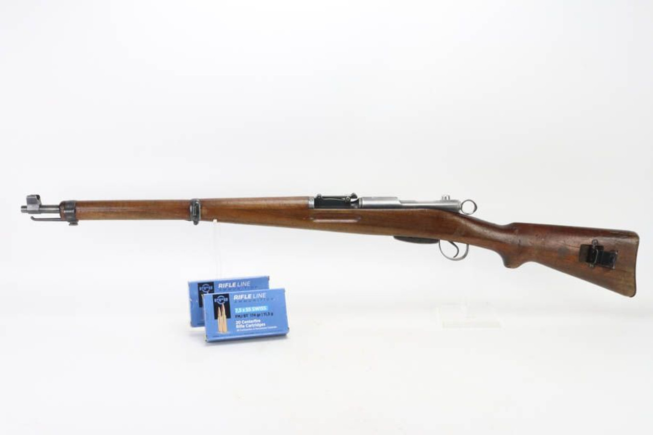 Very Nice Swiss K31 w/ Troop Tag & Ammo - 1935 mfg - 1