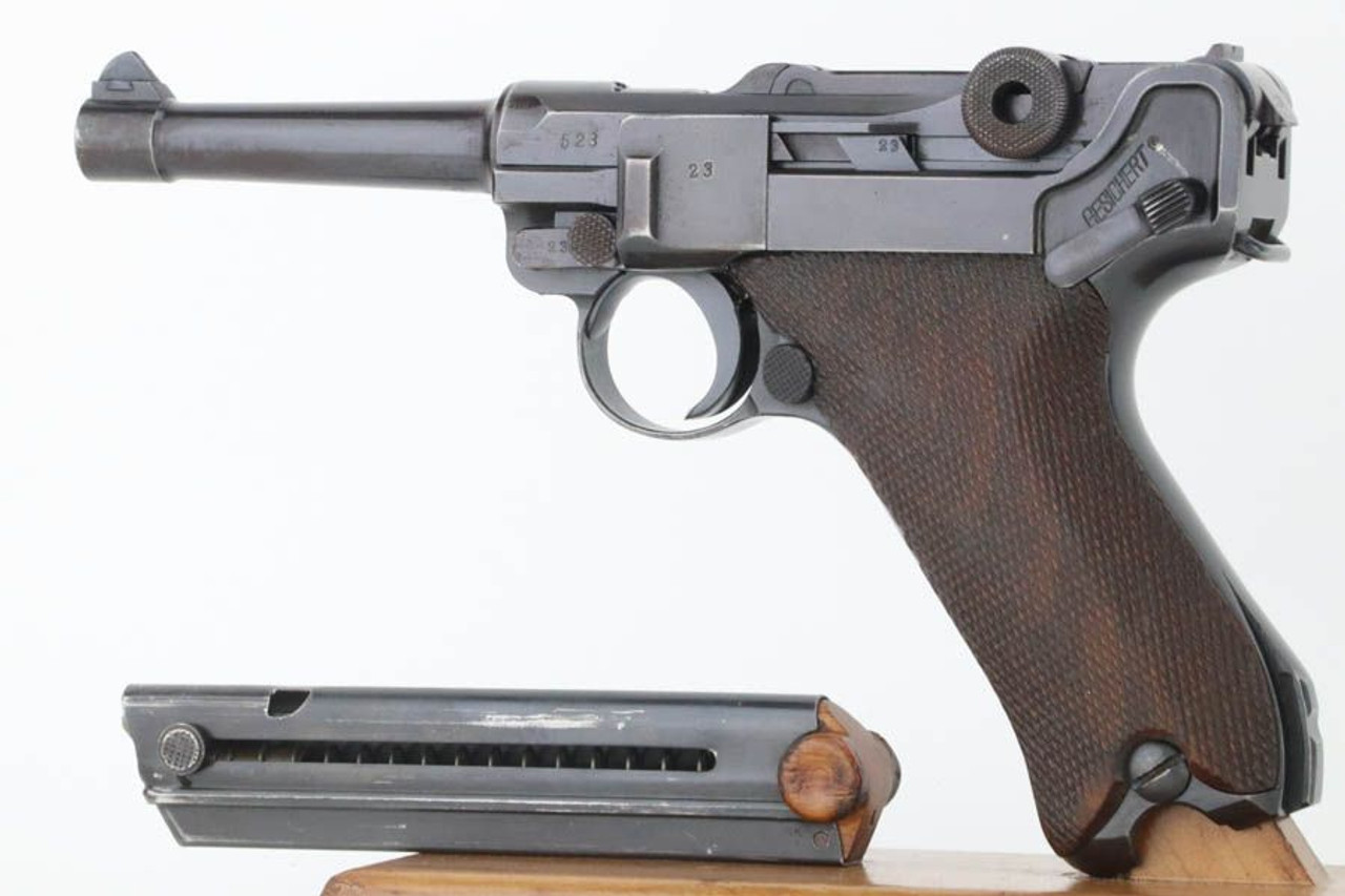 1921 DWM Luger "Alphabet Gun" - Police Unit Marking - 1