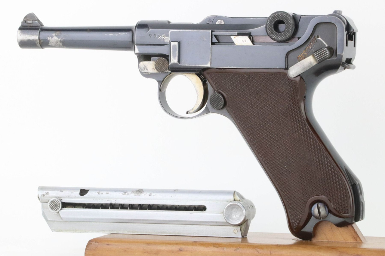 Rare 1937 Krieghoff Luger - Matching Magazine - 1