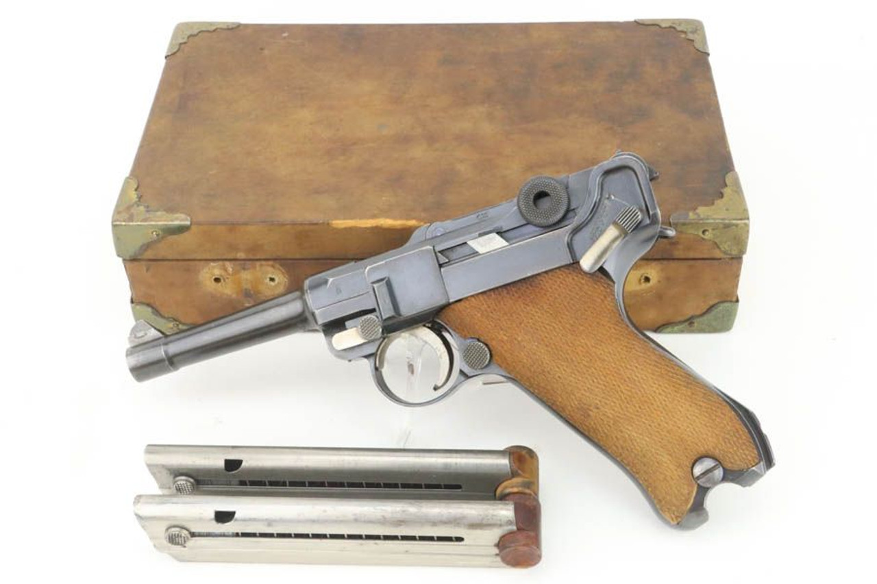 Cased 1920's Commercial DWM Luger - .30 Luger - 1