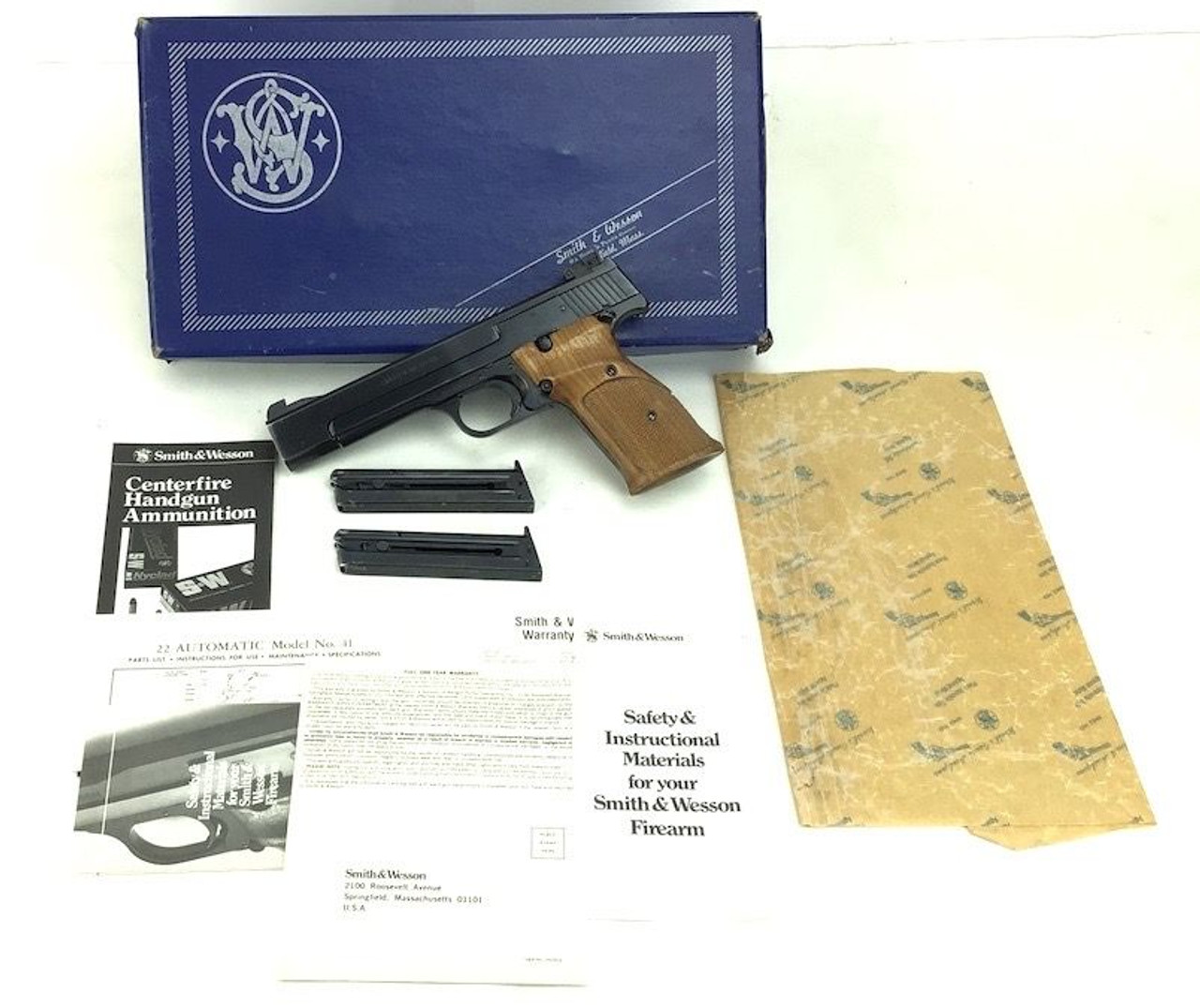 Excellent - Boxed Smith & Wesson Model 41 - 1