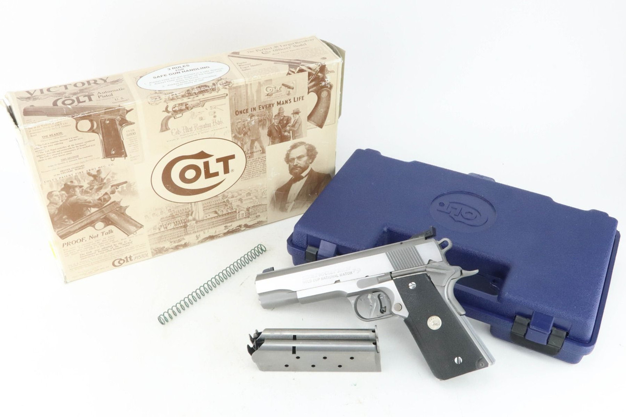 エアガン　GOLD CUP series80 COLT MK4 Colt MKIV Series 80 Stainless Gold Cup National Match For