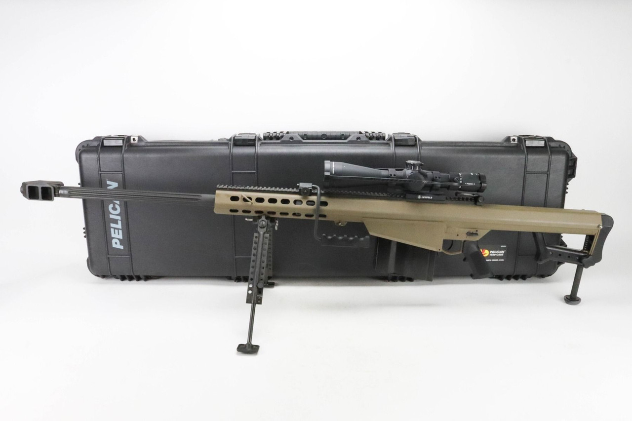 Fantastic NIB Barrett M82A1 FDE w/ Leopold Mk 4 HD - 1