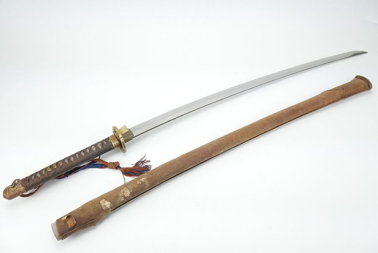 Handmade Type 98 Japanese Officer Sword Grouping - Capture Papers - 1