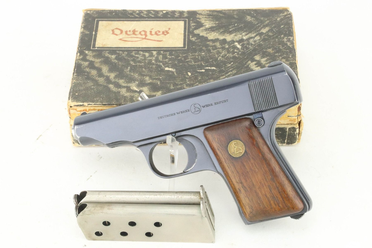 Minty, Boxed Erfurt Ortgies Pocket Pistol - 6.35mm - 1