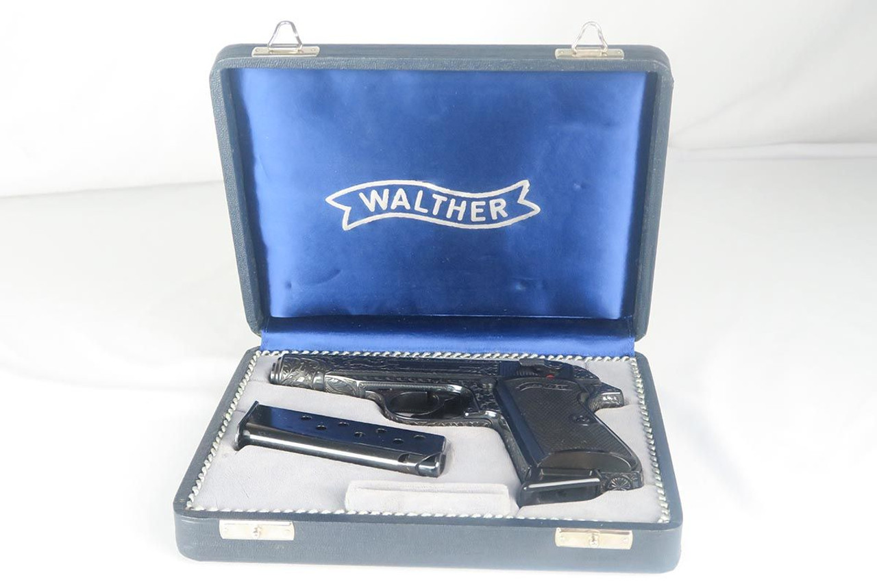 Engraved Walther PP - Oak Leaf & Acorn - Presentation Case - 1