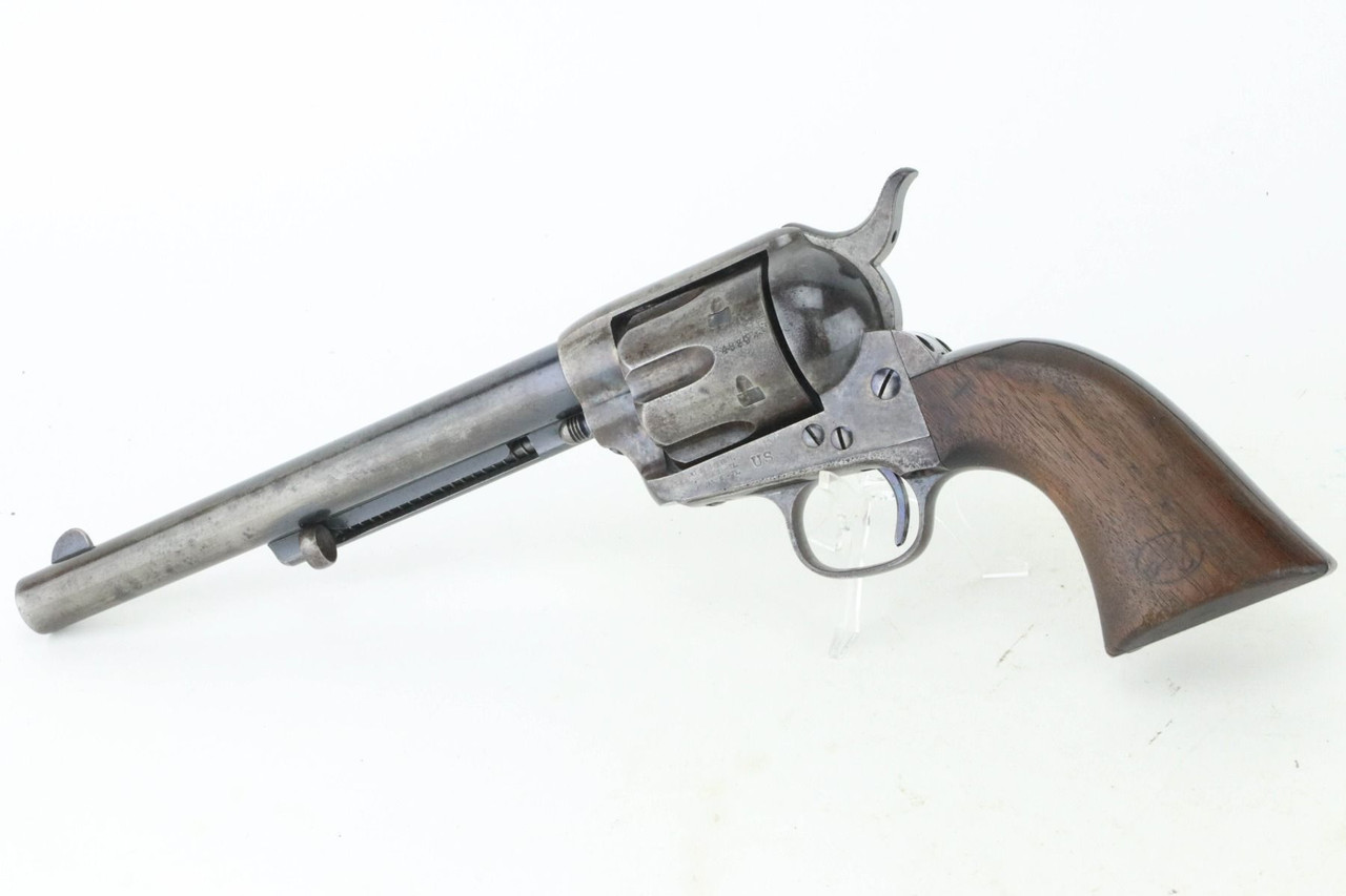 Rare Colt Single Action Cavalry Model - 1885 Mfg - 1