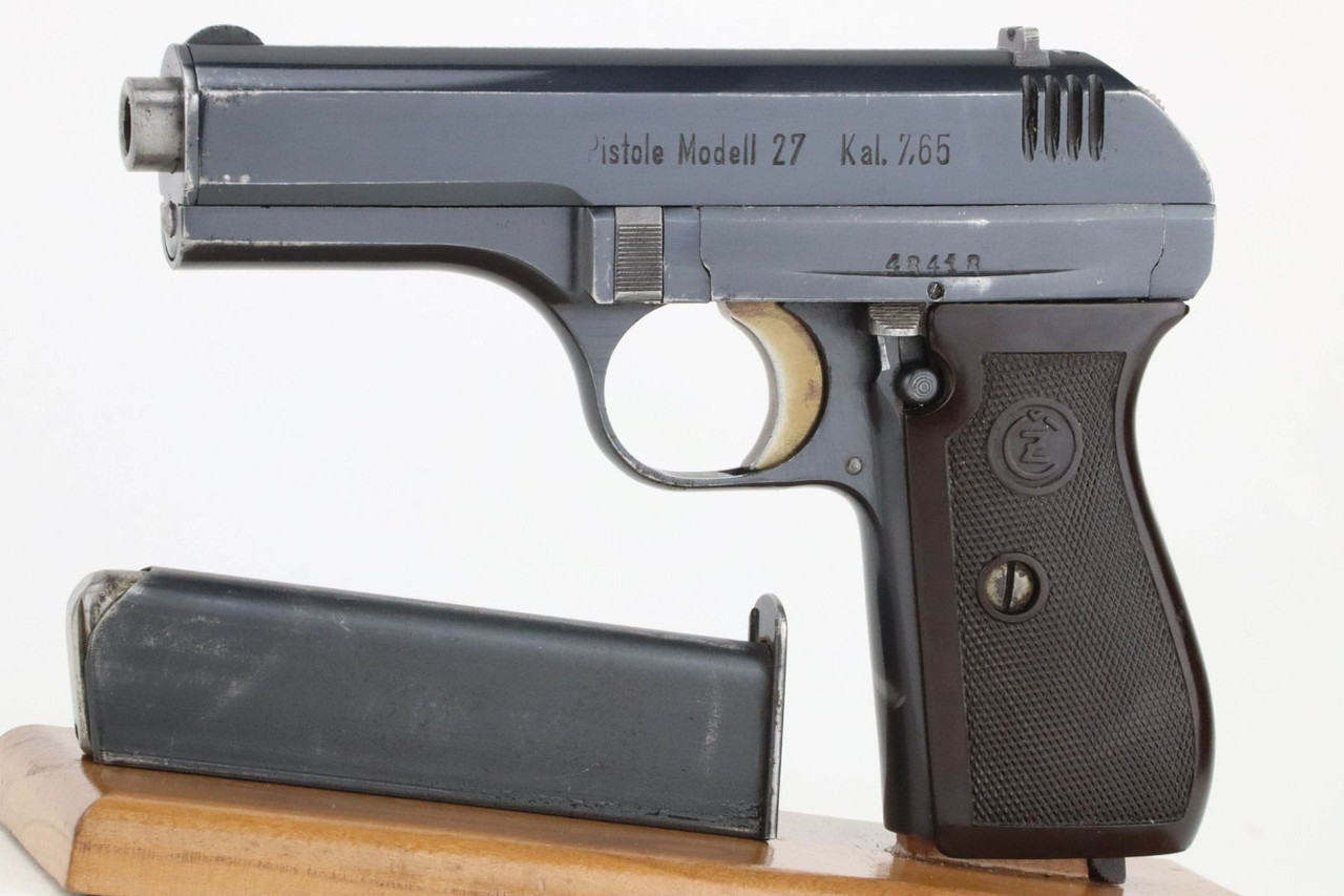 Excellent Nazi CZ Model 27 - High Polish - 1