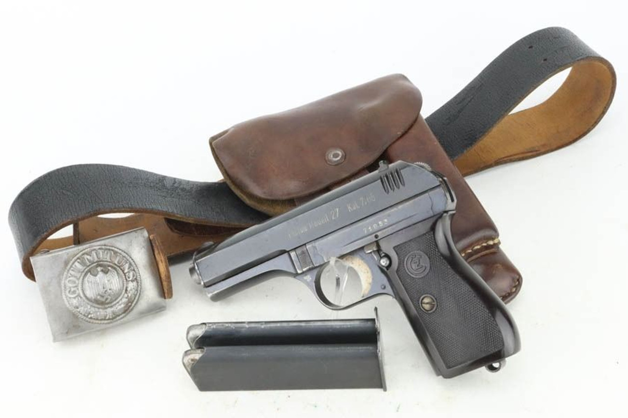 Scarce Police Eagle/K CZ 27 Rig - With Belt & Buckle - 1
