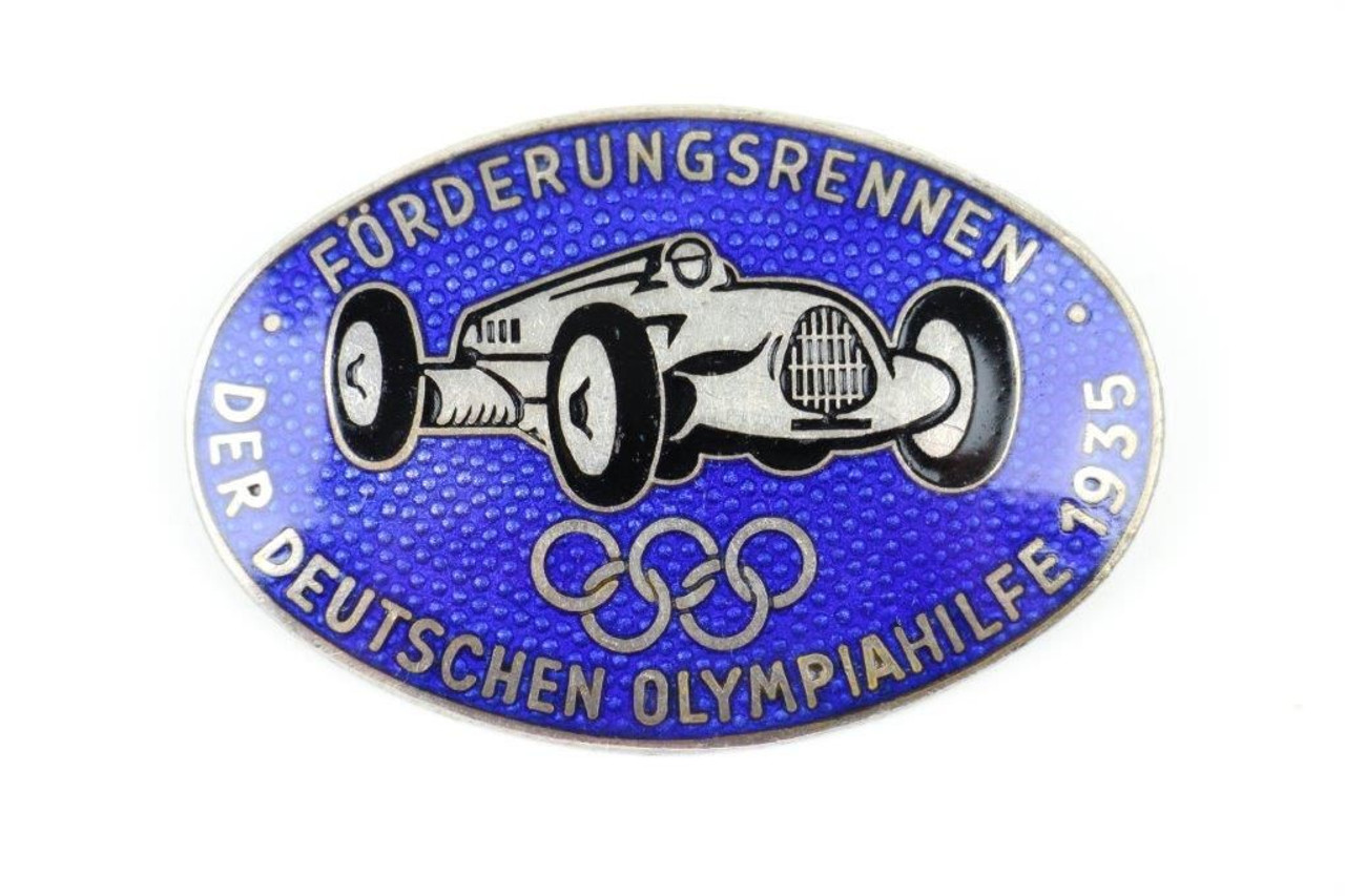 1935 Auto Union Olympic Race Badge - 1