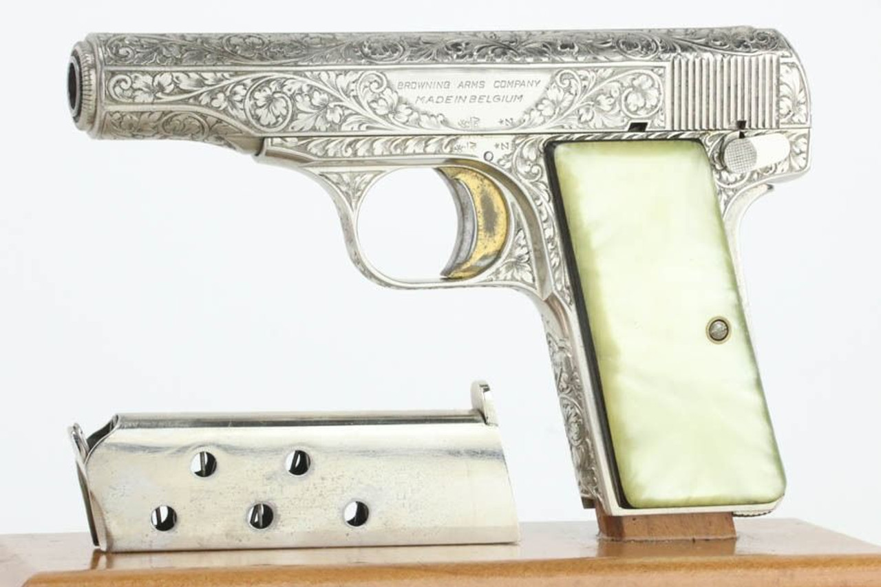 Nice, Engraved Browning Renaissance Model 1955 w/ Display Case - 1