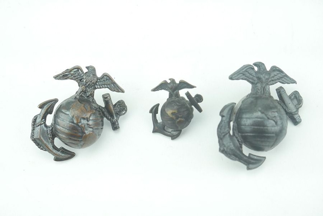 WW2 Marine Corps Eagle Globe and Anchor Grouping - 1