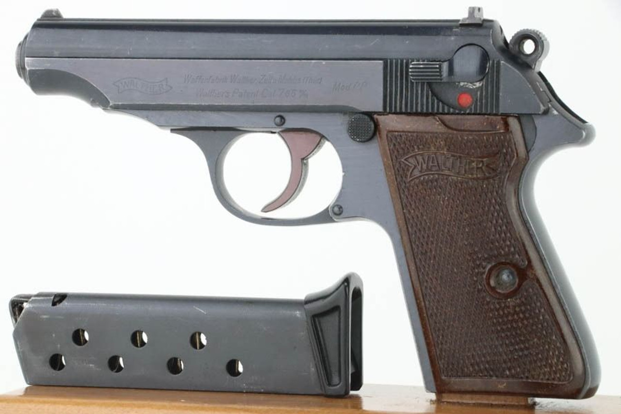Very Nice Matching Walther PP - Red Grips - 1