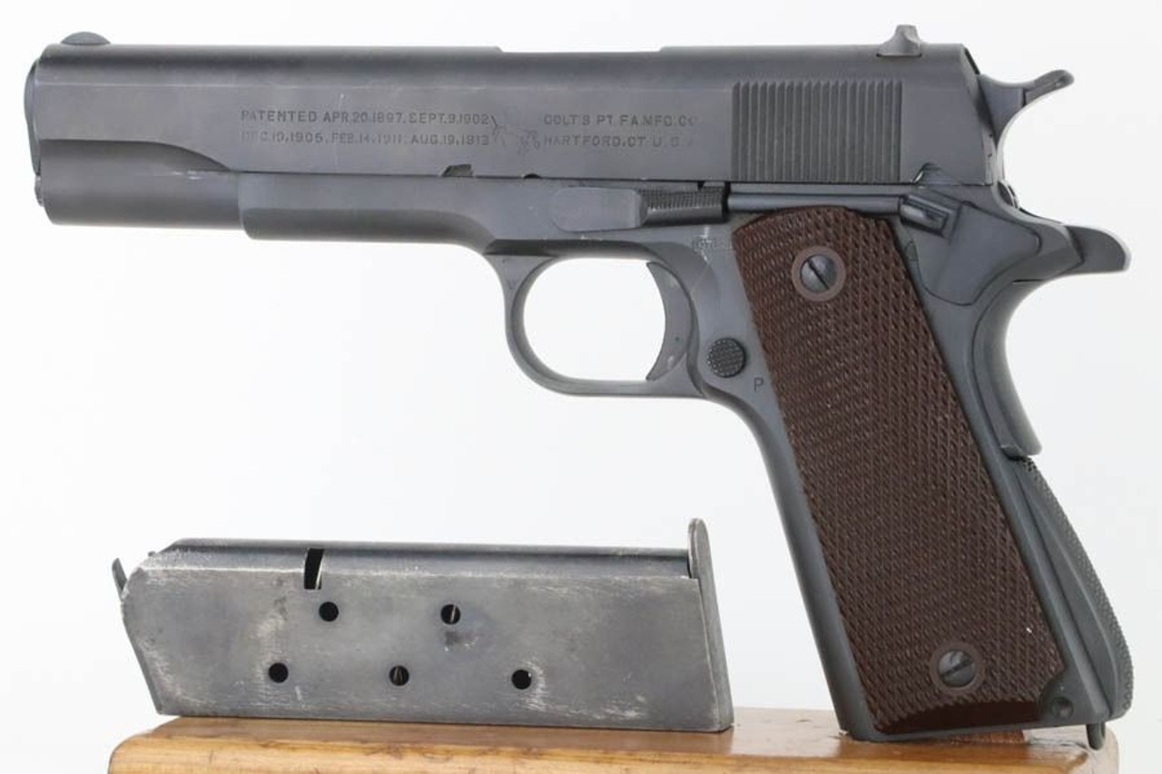 Scarce 1942 Colt M1911A1 - WB Inspector - 1