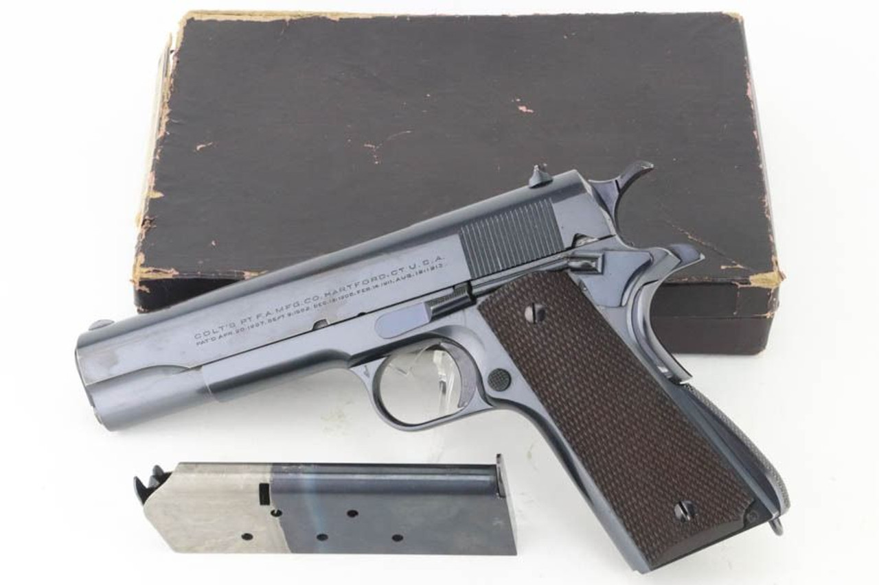 Excellent, Boxed Colt Government Model - 1928 Mfg - 1