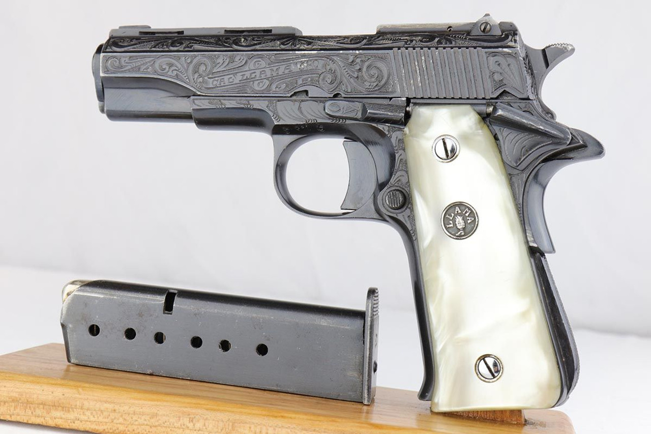 Engraved Llama .380 - 1973 Mfg - 1