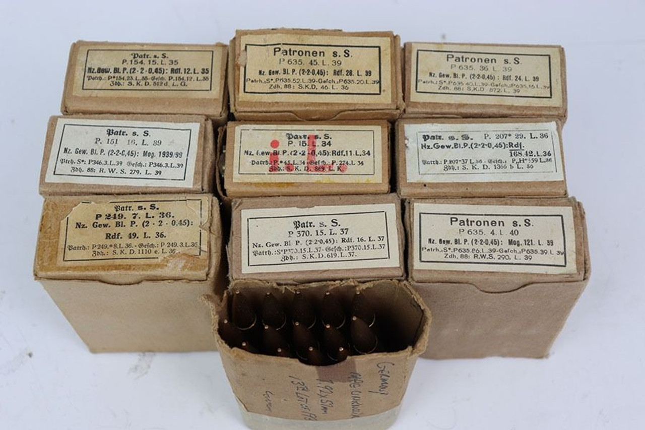 WW2 Mauser K98 Ammunition - 149 Rounds - 1