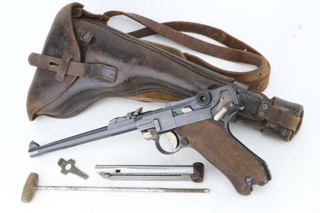 1917 DWM Artillery Luger Rig - Matching Stock & Magazine - 1