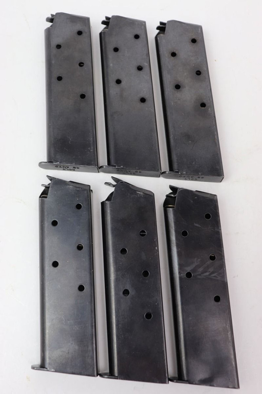 Six Post-War Colt 1911 Magazines - 1