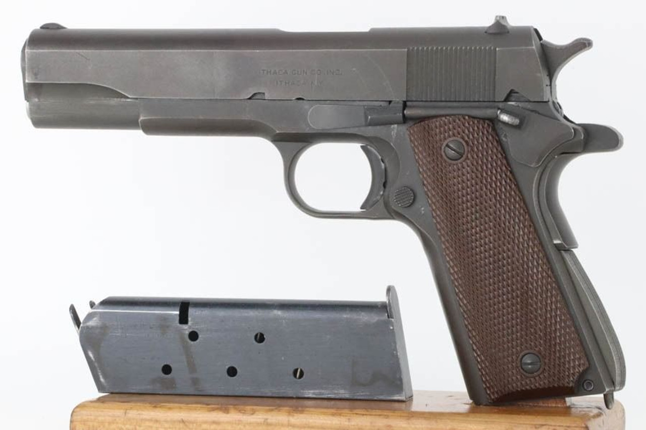 Very Rare, Dual-Marked Ithaca M1911A1 - Documented In Clawson Book - 1